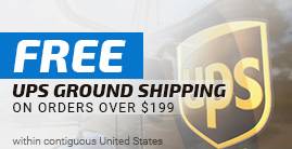 Free UPS Ground Shipping