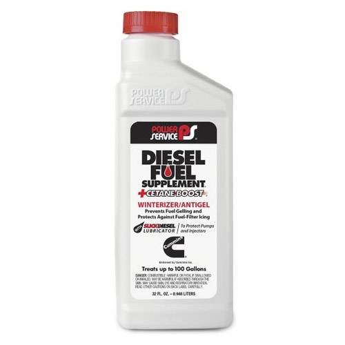 Power Service - Diesel Fuel Supplement +Cetane Boost 32 oz. Bottle