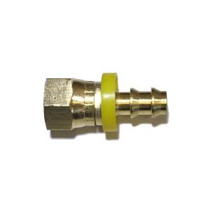 Fuel System & Related - Fuel System Fittings - Rattlin' Truck and Tractor - -6an x 5/16" Push Lock Fitting