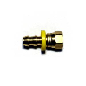 Fuel System & Related - Fuel System Fittings - Rattlin' Truck and Tractor - -5an x 5/16" Push Lock Fitting