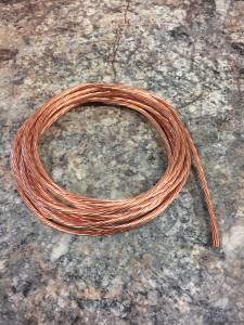 Replacement 6 ft. Stranded Copper 6 AWG Ground Wire